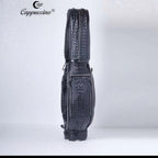 Luxury Crocodile Skin Leather Golf Bag Men's
