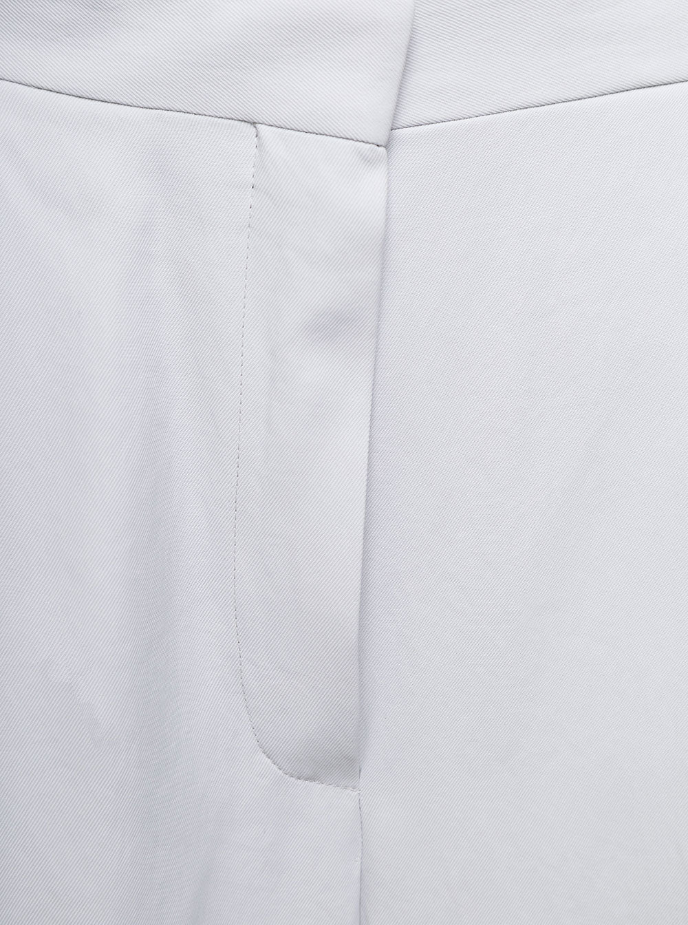 Dries Van Noten Women White Pants With Pressed Crease In Acetate Woman