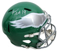 Josh Sweat Signed Kelly-Green Full-Size Replica Helmet Eagles Beckett 195550