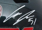 Cam Jurgens Signed Full Size Replica SB LIX Champs Helmet Eagles PSA/DNA 195555