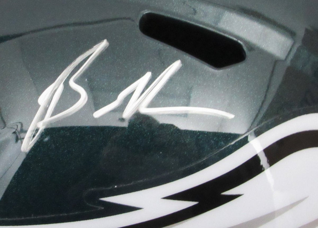 Brandon Graham Signed Green Full Size Speed Replica Helmet Eagles BAS 195559