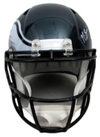 Nick Siriani Signed Full Size Replica SB LIX Champs Helmet Eagles BAS 195562