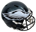 Siriani/Big Dom/Roseman Signed Full Size Replica SB LIX Champs Helmet Eagles BAS