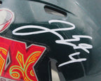 Jake Elliott Signed/Auto Super Bowl LIX Champions Mini Helmet Eagles PSA 192764