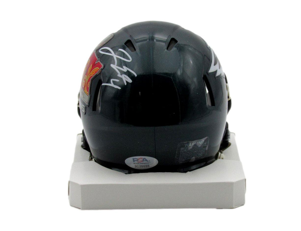 Jake Elliott Signed/Auto Super Bowl LIX Champions Mini Helmet Eagles PSA 192764