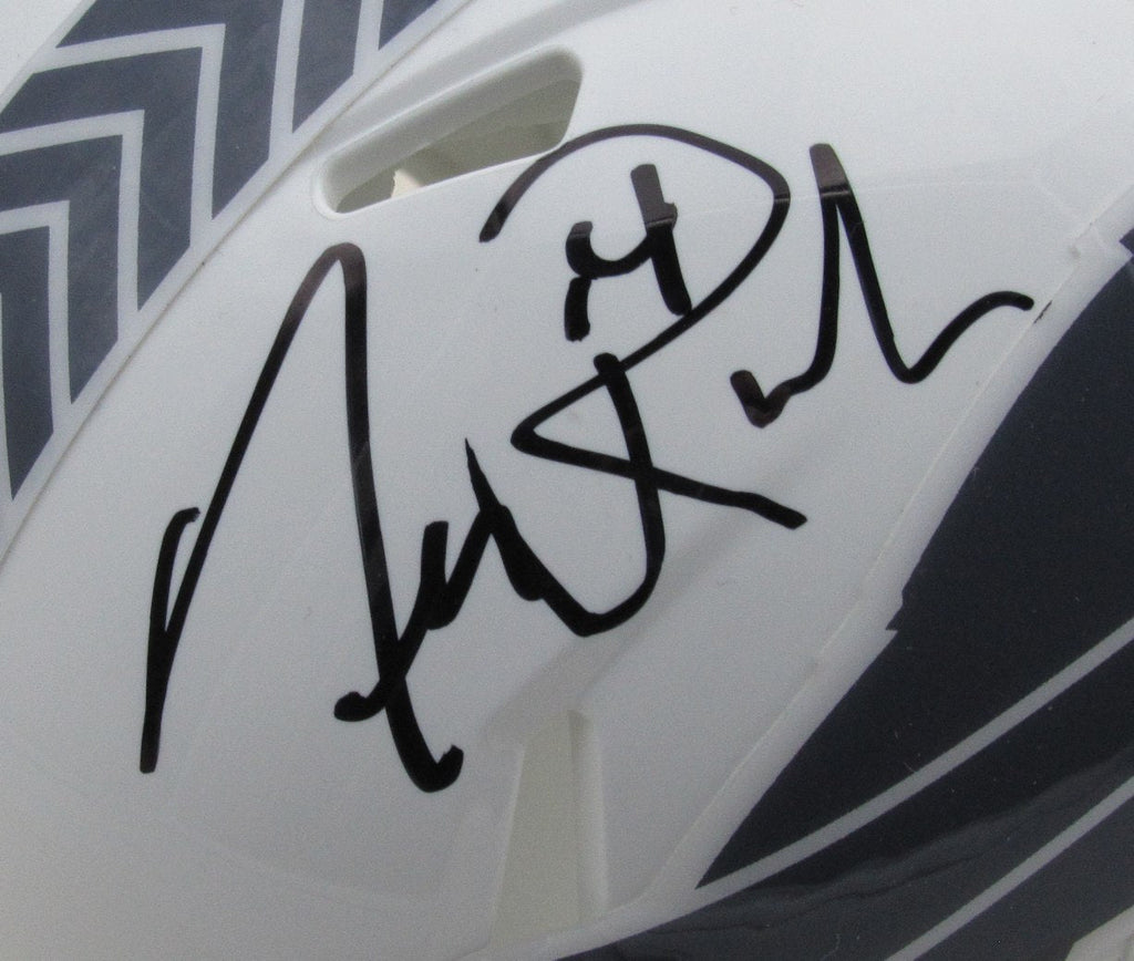 Frank Reich Signed Salute to Service Mini Helmet Buffalo Bills JSA 194005
