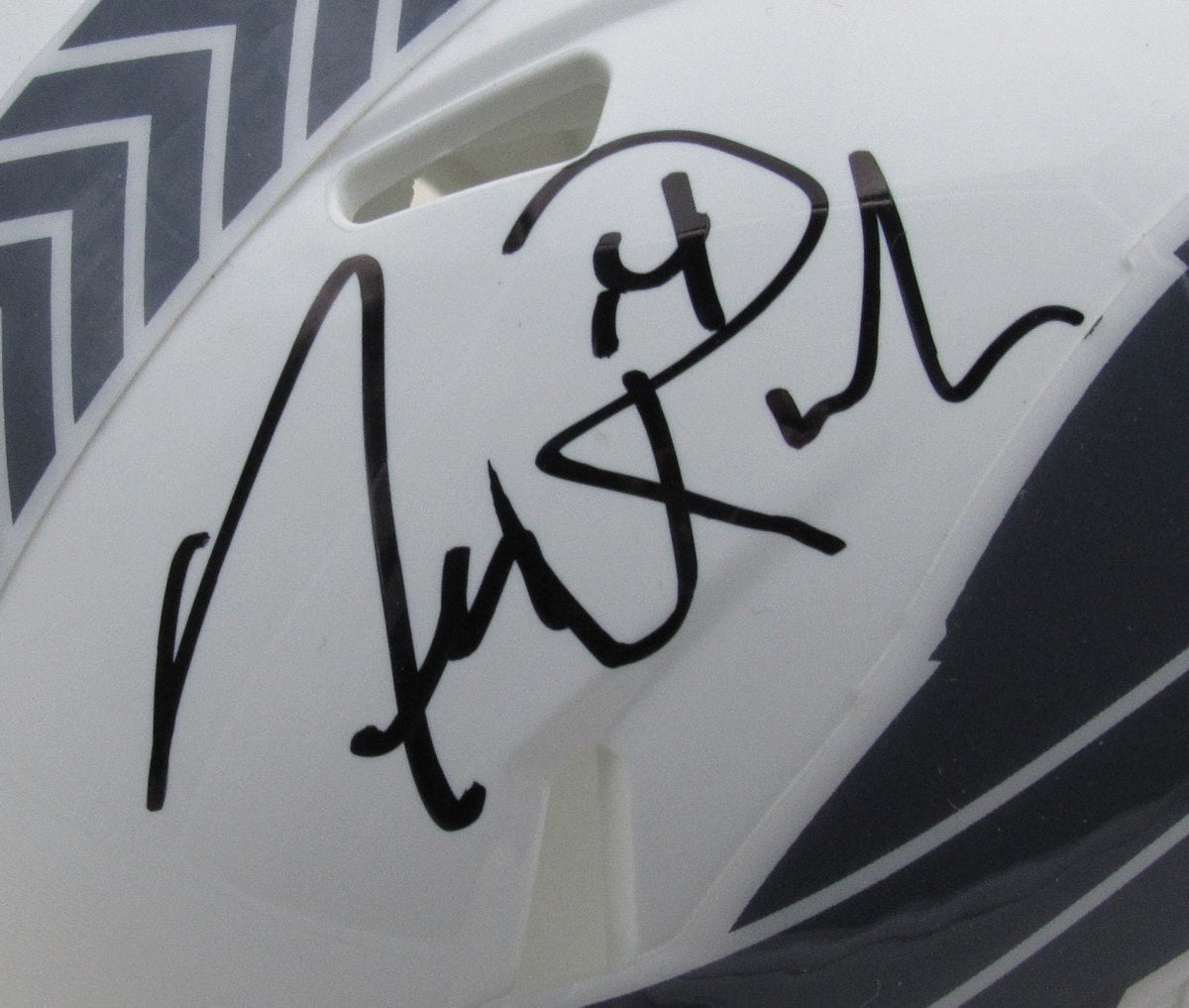 Frank Reich Signed Salute to Service Mini Helmet Buffalo Bills JSA 194005