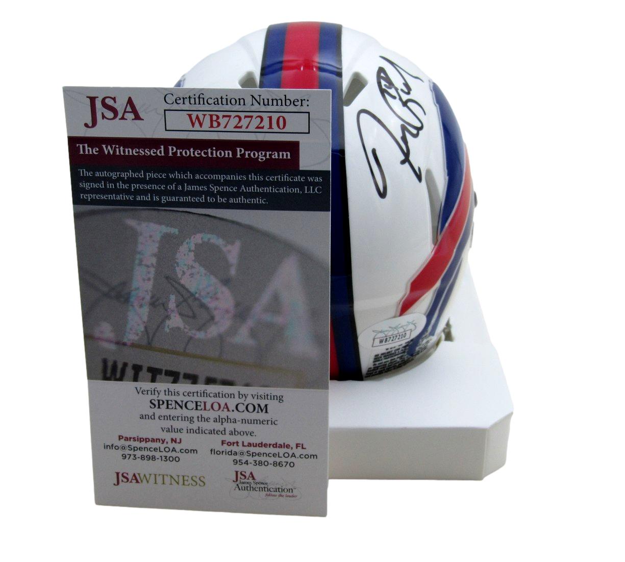 Frank Reich Signed/Autographed Speed Mini Helmet Buffalo Bills JSA 194009