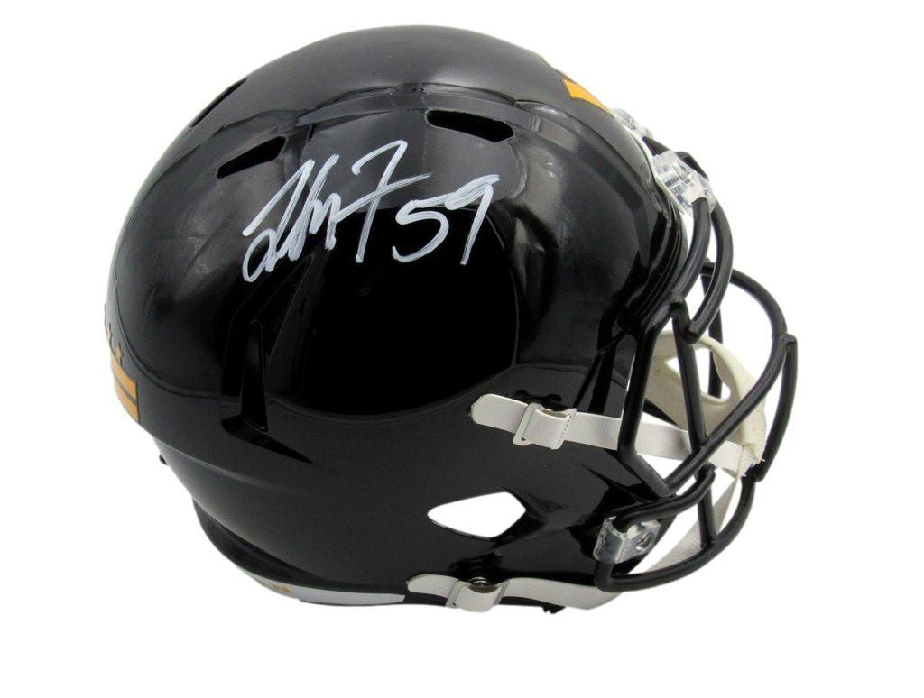 London Fletcher Signed Eclipse Full Size Replica Helmet Commanders JSA 194014
