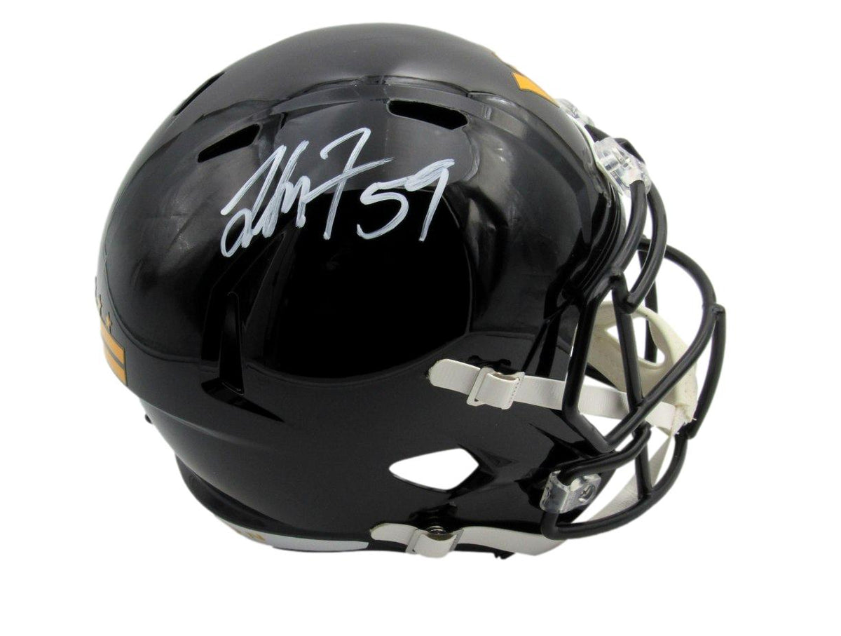 London Fletcher Signed Eclipse Full Size Replica Helmet Commanders JSA 194014