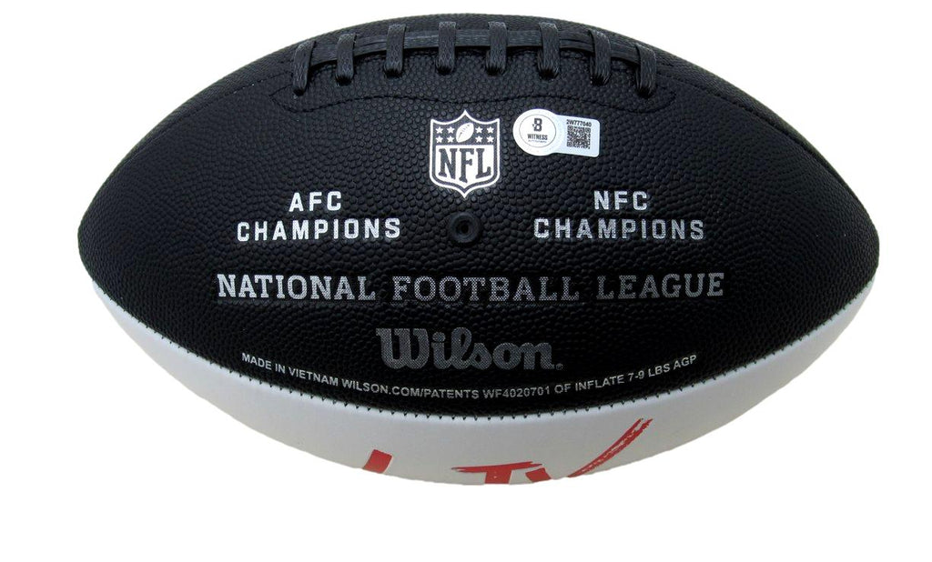 Brandon Graham Signed/Auto Super Bowl LIX Logo Football Eagles Beckett 193561