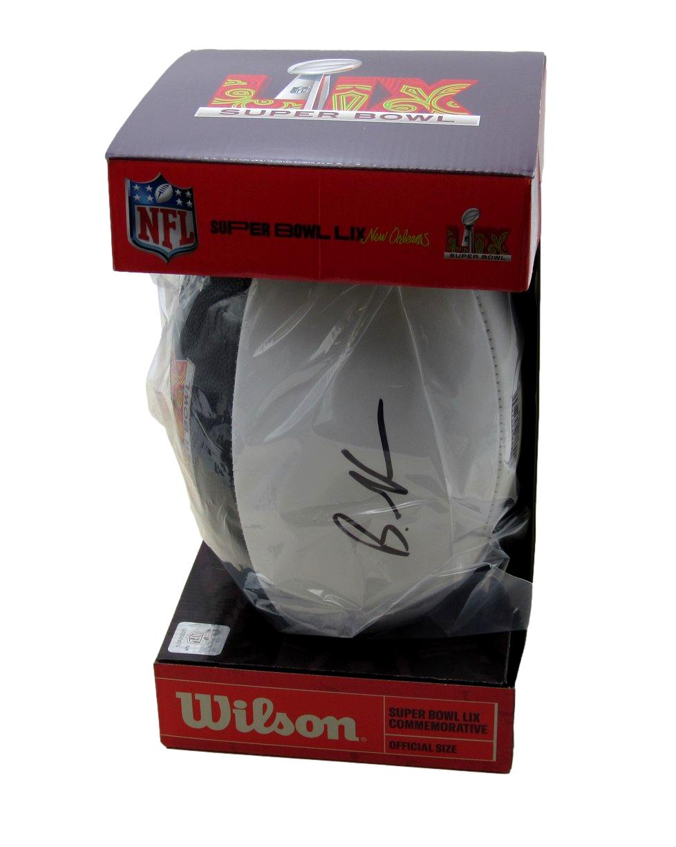 Brandon Graham Signed/Auto Super Bowl LIX Logo Football Eagles Beckett 193561