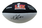Nakobe Dean Signed/Auto Super Bowl LIX Logo Football Eagles PSA/DNA 193565