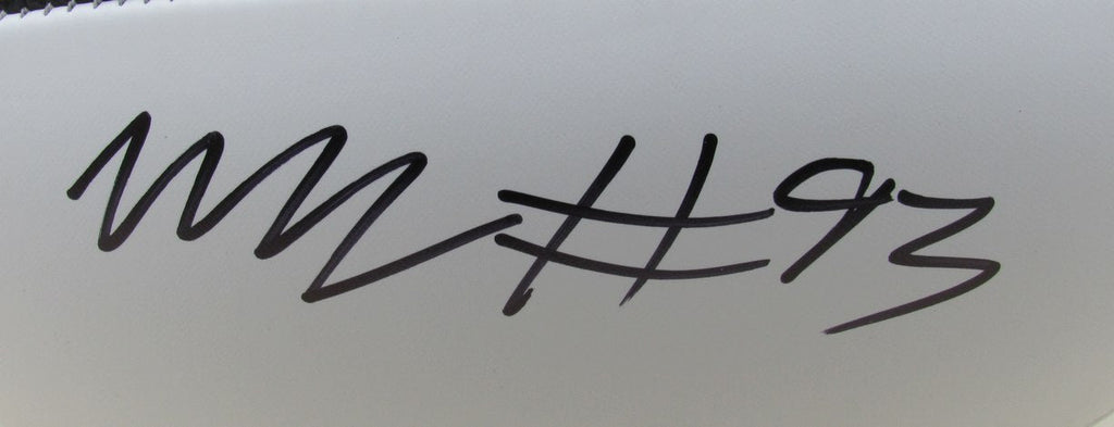 Milton Williams Signed/Auto Super Bowl LIX Logo Football Eagles Beckett 193566