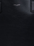 Saint Laurent Men Shopping Bold Handbag In Black Leather