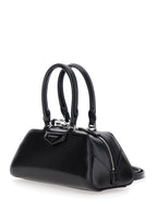 Givenchy Women Black Antigona East West' Mini Handbag With Adjustable And Removable Shoulder Strap And Logo Lettering On The Front In Leather For Women