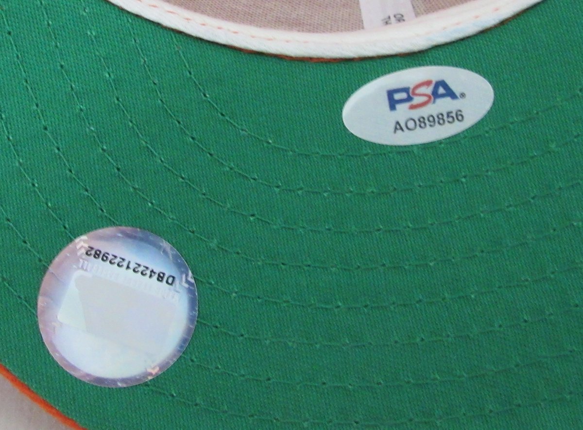 Joe Morgan HOF Signed/Inscr New Era Fitted Baseball Hat Astros PSA/DNA 194020