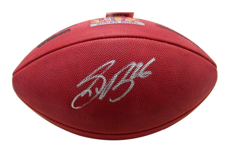 Saquon Barkley Signed Leather Super Bowl 59 Duke Football Eagles PSA/DNA 192782