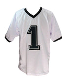 Dom DiSandro Signed/Auto White Custom Football Jersey Eagles Beckett 192785