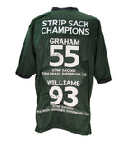 Graham/Williams Dual-Signed Green Custom Football Jersey Eagles Beckett 192788