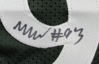 Graham/Williams Dual-Signed Green Custom Football Jersey Eagles Beckett 192788