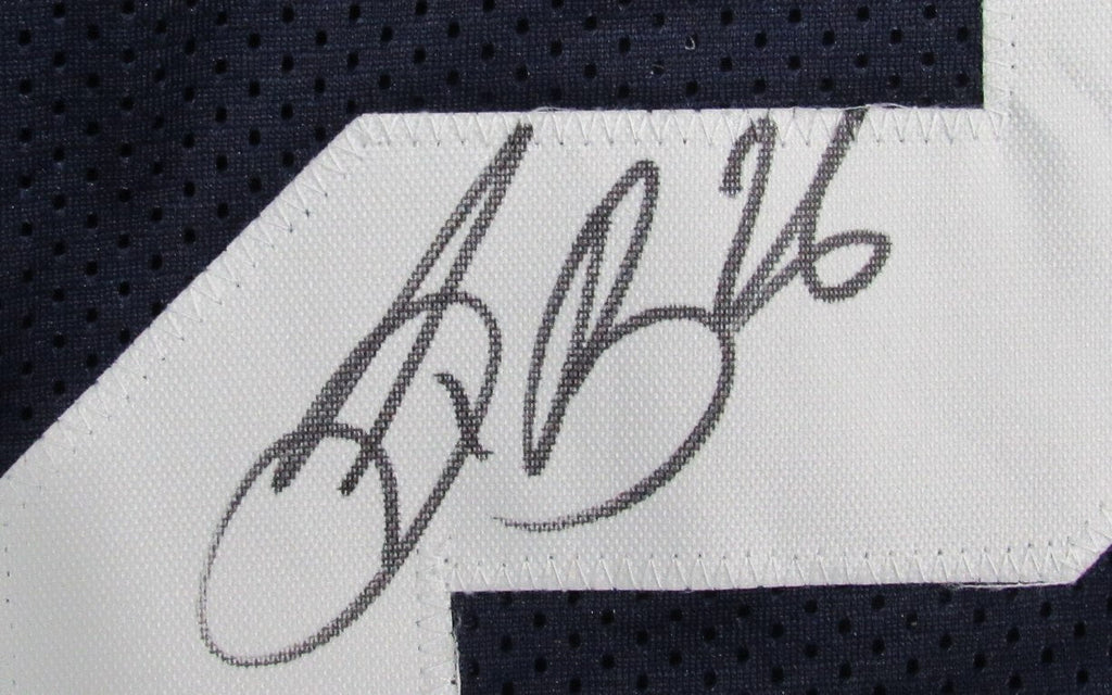 Saquon Barkley Signed/Auto Blue Custom Football Jersey Penn State PSA/DNA 192796
