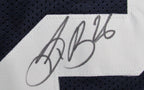 Saquon Barkley Signed/Auto Blue Custom Football Jersey Penn State PSA/DNA 192796