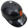 Juan Marichal HOF Signed/Insc Full Size Authentic Batting Helmet Giants PSA 2835