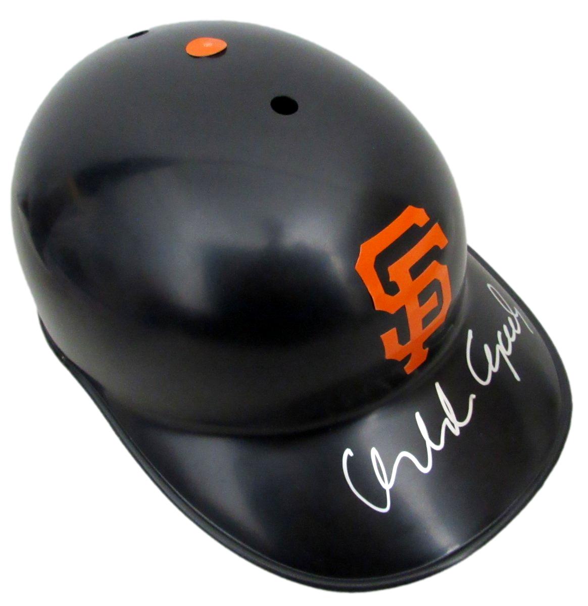 Orlando Cepeda HOF Signed Full Size Authentic Batting Helmet Giants PSA 192842