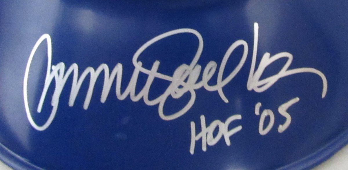 Ryne Sandberg HOF Signed/Inscr Full Size Authentic Batting Helmet Cubs PSA