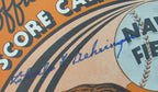 1937 Yankees vs Tigers Signed/Auto (9) Program Scorecard DiMaggio JSA 194940