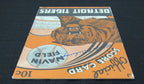 1937 Yankees vs Tigers Signed/Auto (9) Program Scorecard DiMaggio JSA 194940