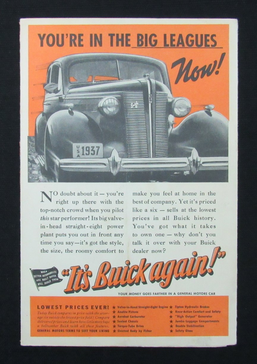 1937 Yankees vs Tigers Signed/Auto (9) Program Scorecard DiMaggio JSA 194940