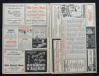 1937 Yankees vs Tigers Signed/Auto (9) Program Scorecard DiMaggio JSA 194940