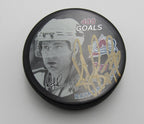 Ray Bourque HOF Signed 400 Goals Hockey Puck Colorado Avalanche PSA 193983