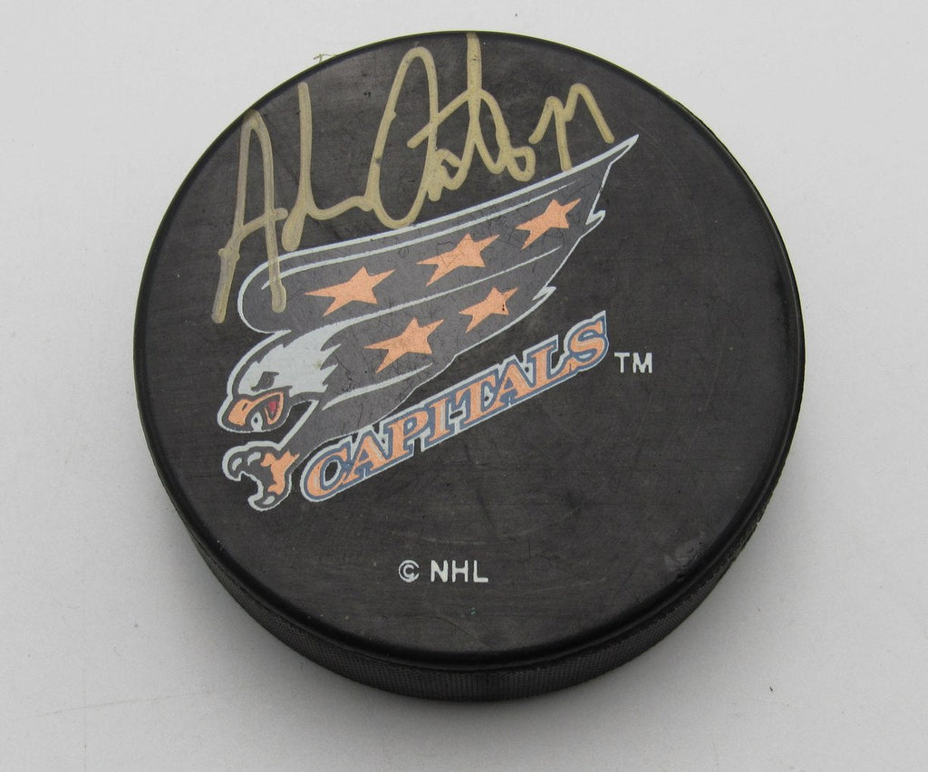Adam Oates HOF Signed/Autographed Washington Capitals Hockey Puck PSA 194274