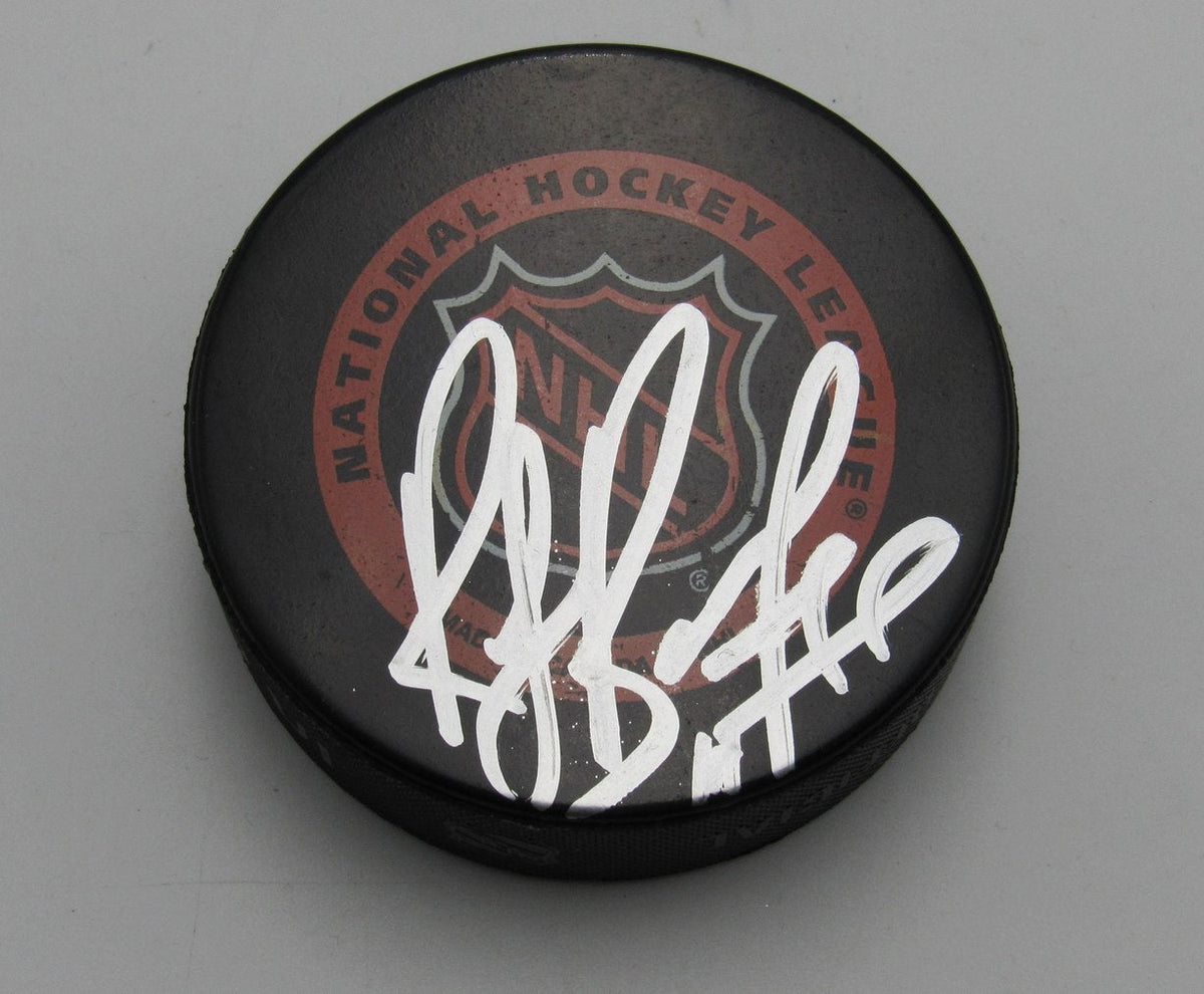 Ray Bourque HOF Signed/Auto Official Game Hockey Puck Boston Bruins PSA 194275