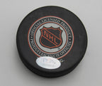 Brian Leetch HOF Signed/Auto 1994 All Star Game Hockey Puck Rangers PSA 194278