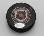 Brian Leetch HOF Signed/Auto 1994 All Star Game Hockey Puck Rangers PSA 194299