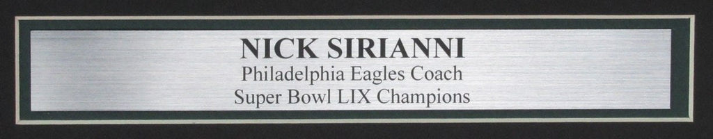 Nick Sirianni Signed/Auto 16x20 Photo Philadelphia Eagles Framed Beckett 195282