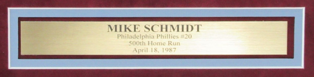 Mike Schmidt HOF Signed/Auto 16x20 Photo Philadelphia Phillies Framed BAS 195285