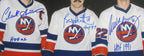 Gilles/Trottier/Bossy HOF Multi-Signed/Inscr 11x14 Photo Islanders PSA 195267