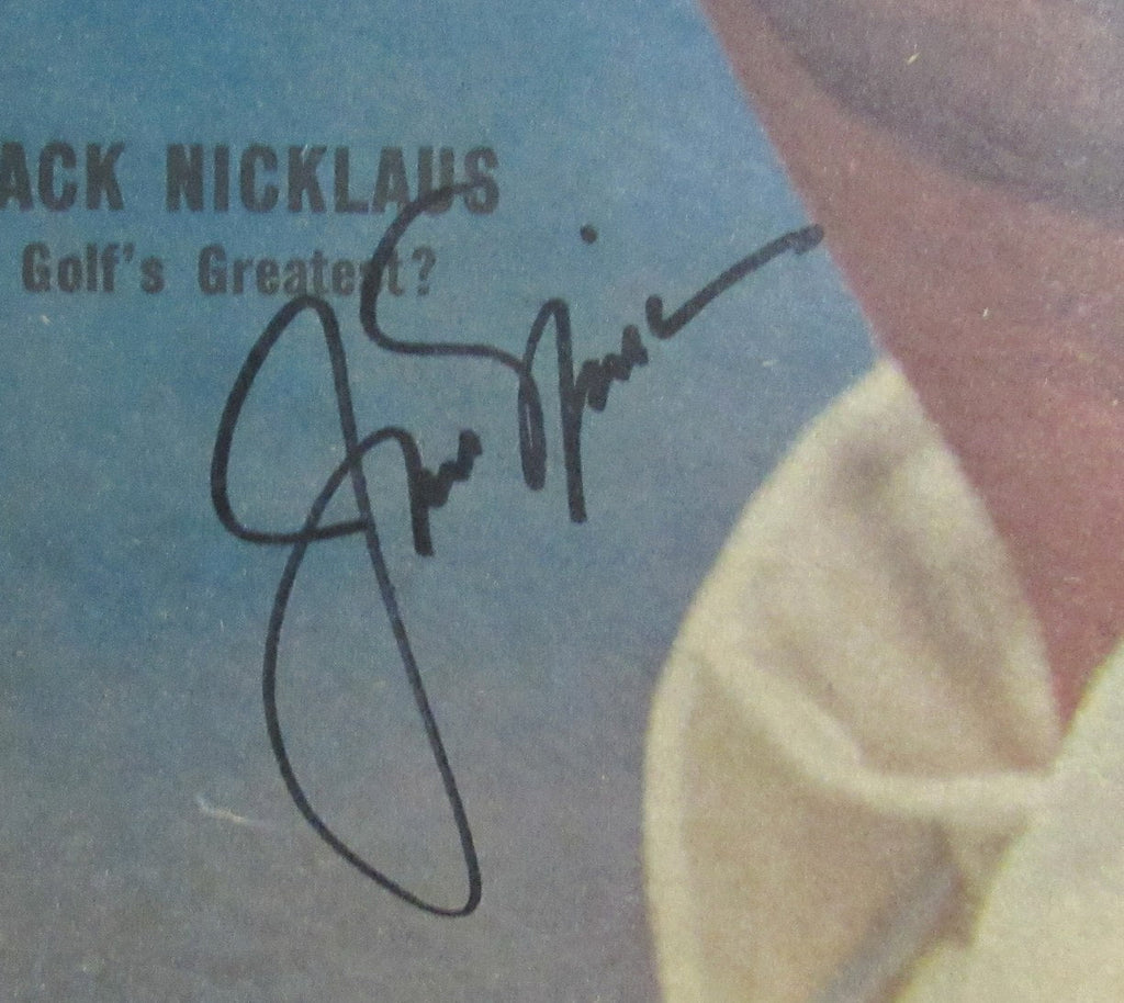 Jack Nicklaus Signed/Auto August 28, 1971 The Sporting News NOLABEL PSA 194711