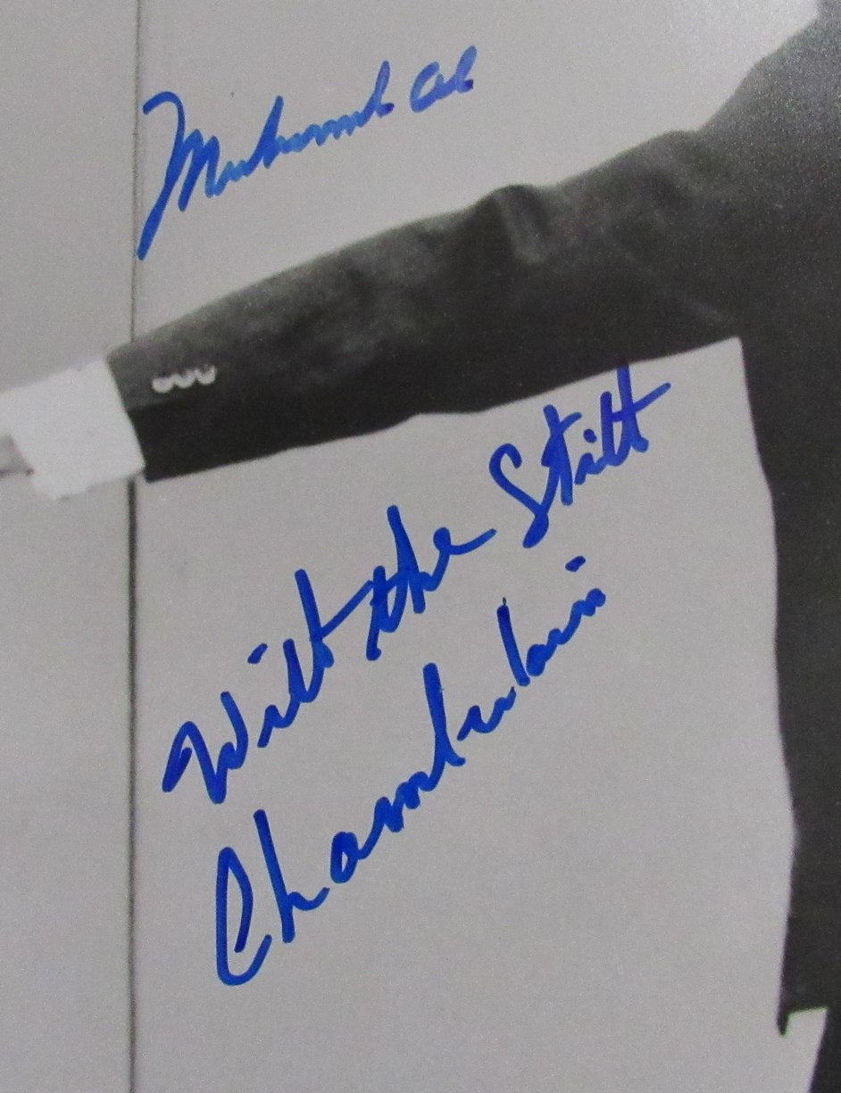 Muhammad Ali / Wilt Chamberlain Dual-Signed/Auto 16x20 Photo PSA "9" 194700