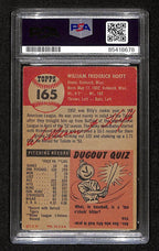Billy Hoeft Tigers Signed/Autographed 1953 TOPPS Card #165 PSA/DNA 193851