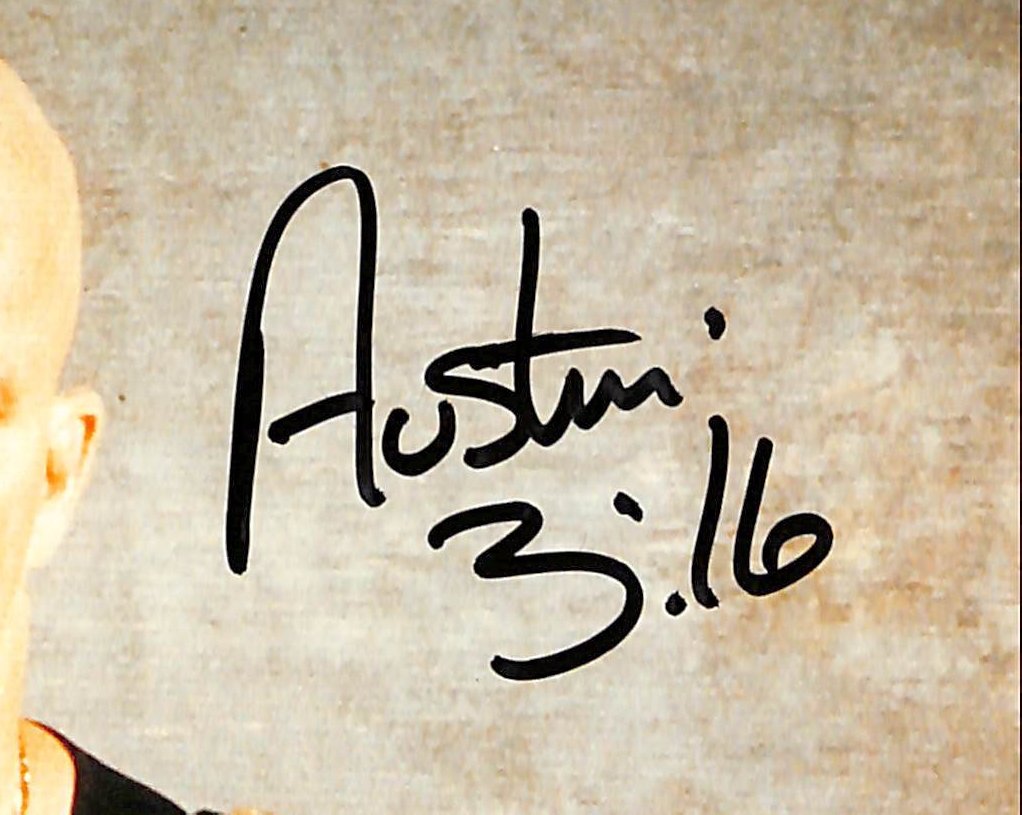 "Stone Cold" Steve Austin Signed/Inscribed 8x10 Photo Pro Wrestler PSA 194985