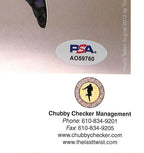 Chubby Checker Signed/Inscribed 8x10 Photo Performer PSA 194987