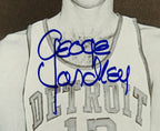 George Yardley HOF Signed/Autographed 8x10 Photo Detroit Pistons PSA 194999