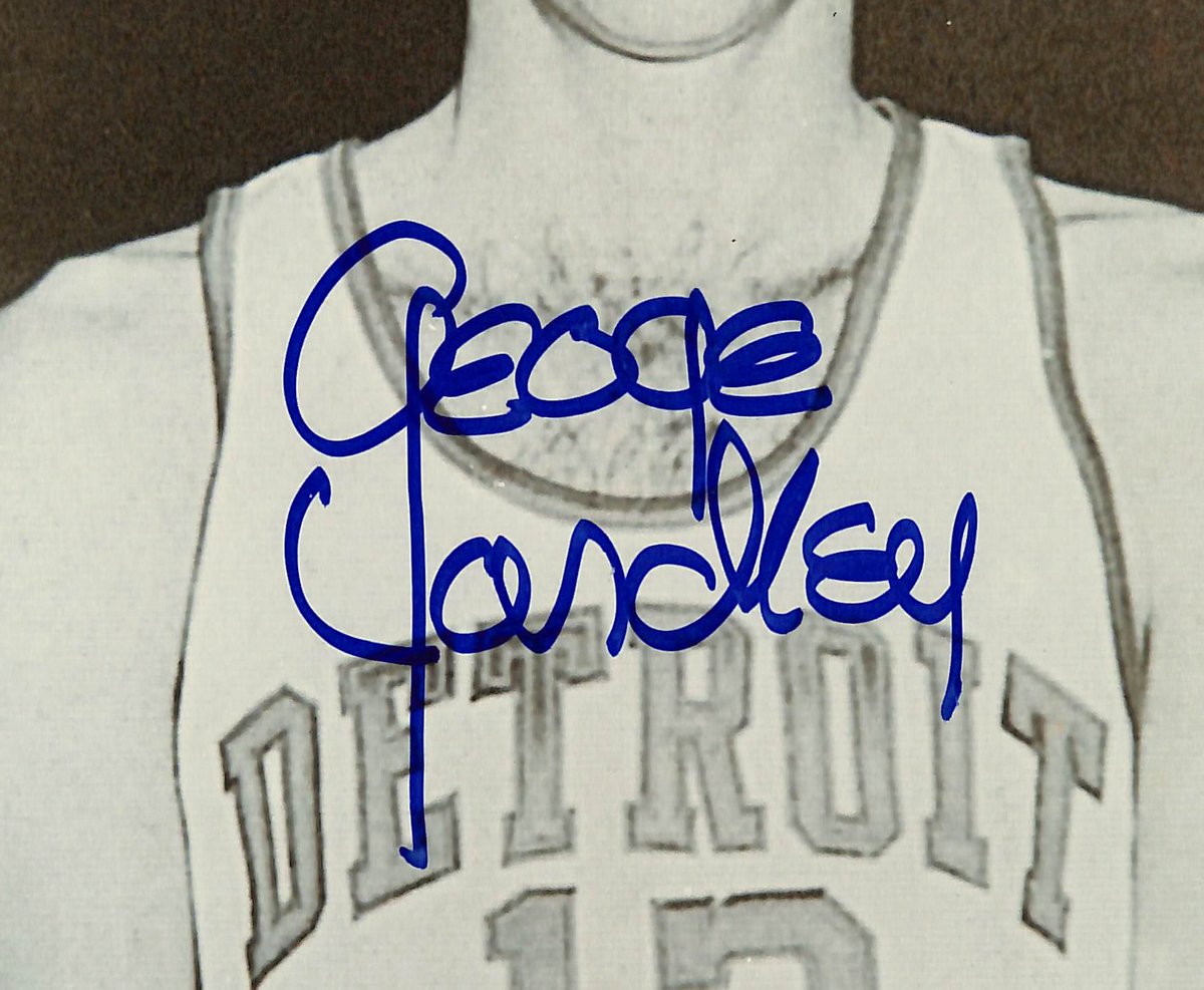 George Yardley HOF Signed/Autographed 8x10 Photo Detroit Pistons PSA 194999