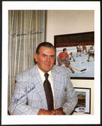 Maurice Richard HOF Signed/Auto 8x10 Photo Montreal Canadiens PSA 195016